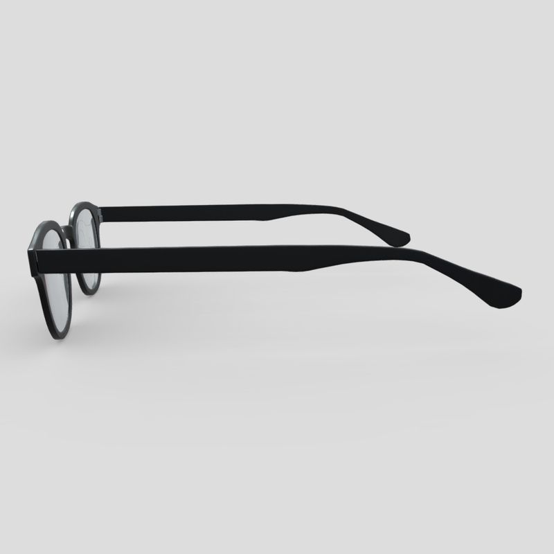 Glasses 6 - low poly PBR 3d model