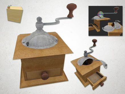 Coffee Grinder - 3D Model