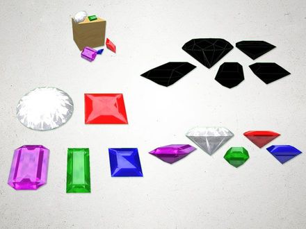 Gem Stones - 3D Model