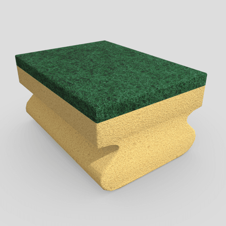 Sponge - low poly PBR 3d model