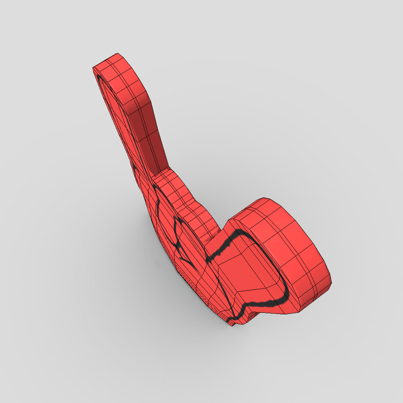 Foam Finger 3 - low poly PBR 3d model