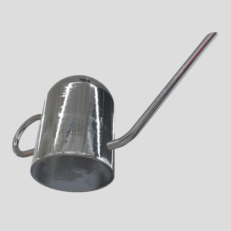 CC0 - Watering Can 6 - low poly PBR 3d model