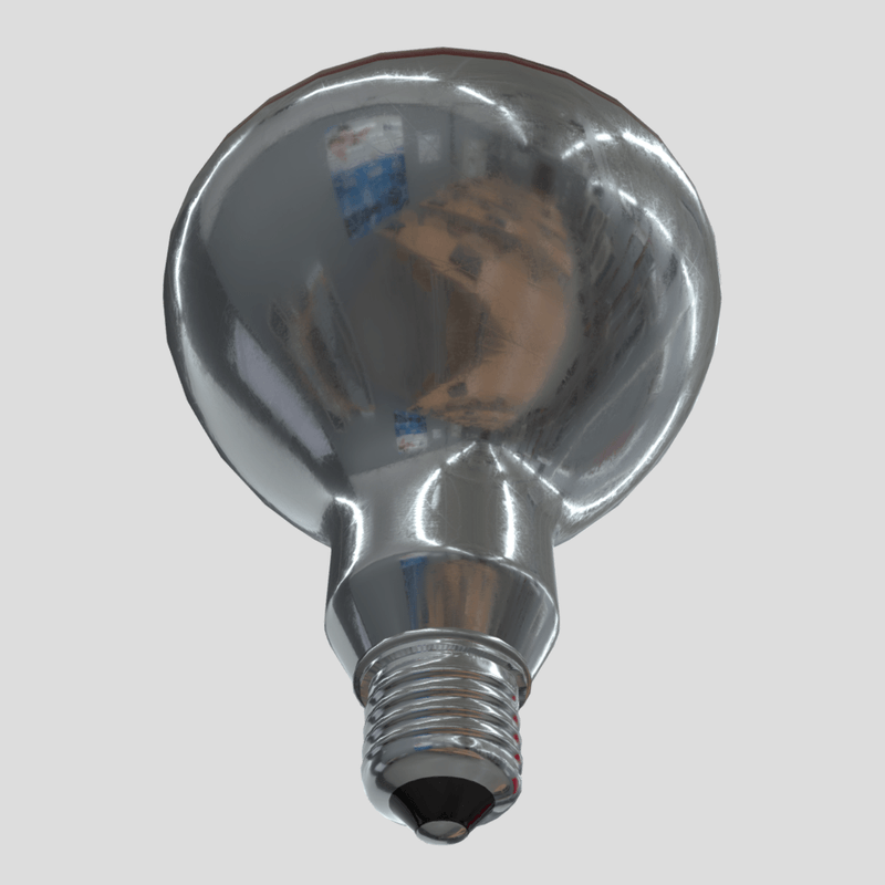 Light Bulb 6 - low poly PBR 3d model