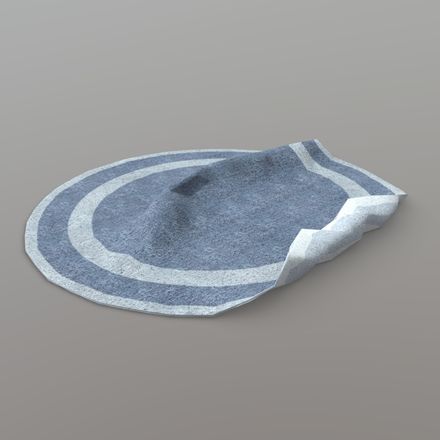 Rug 2 - low poly PBR 3d model