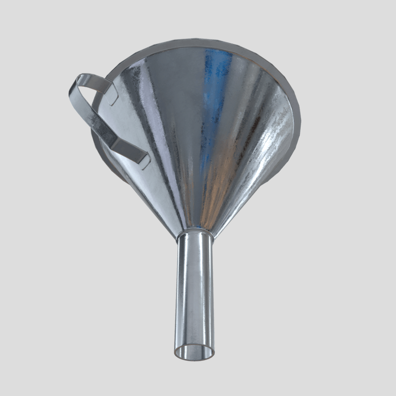 Funnel - low poly PBR 3d model