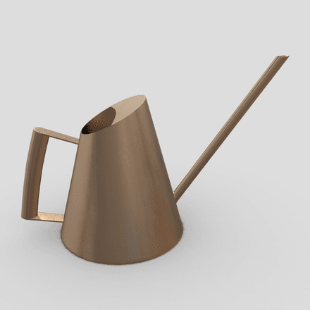 Watering Can 3 - low poly PBR 3d model