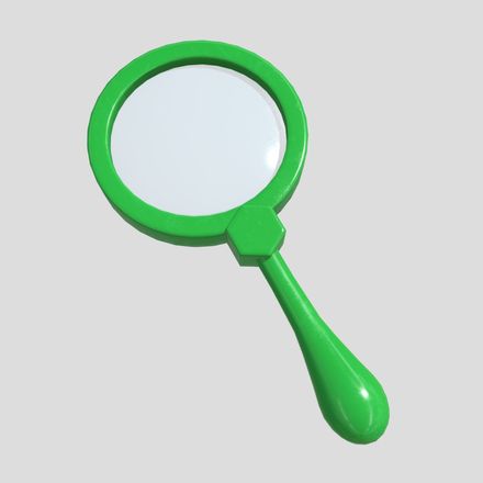 Magnifying Glass 4 - low poly PBR 3d model