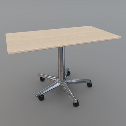 Table 3 - low poly PBR 3d model