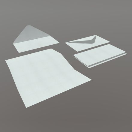 Envelope Pack - low poly PBR 3dmodel