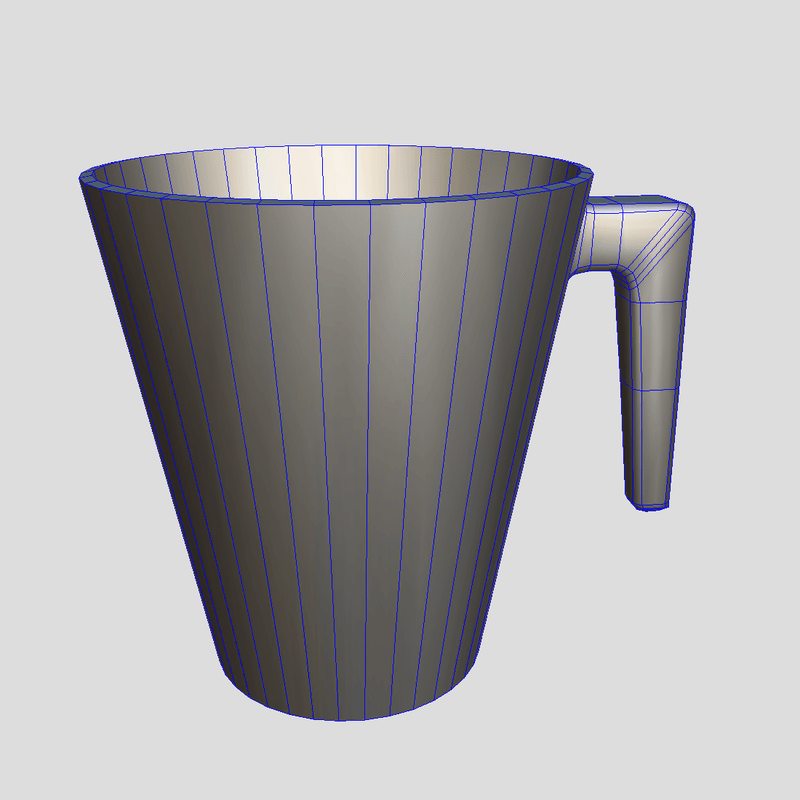 Mug 5 - low poly PBR 3d model