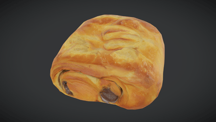 Pain au Chocolat - low poly PBR 3d model