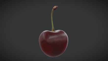 Cherry - low poly PBR 3d model