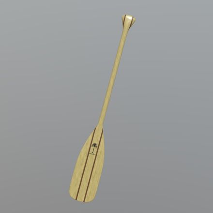 Paddle - low poly PBR 3d model