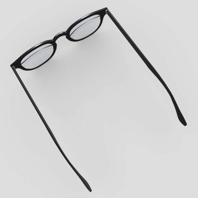 Glasses 6 - low poly PBR 3d model