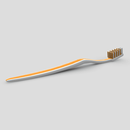 Toothbrush - low poly PBR 3d model