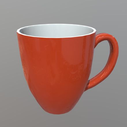 Mug - low poly PBR 3d model