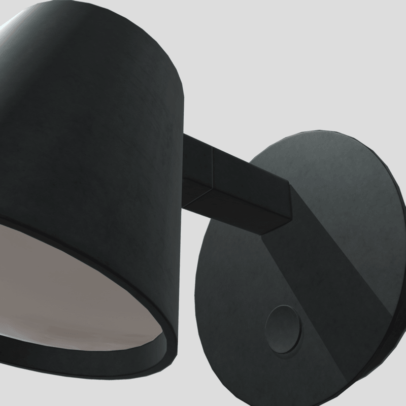 Wall Lamp 4 - low poly PBR 3d model