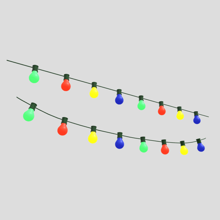 Fairy Lights 2 - low poly PBR 3d model