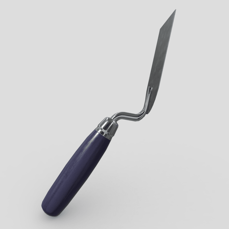 Plaster Spatula - low poly PBR 3d model