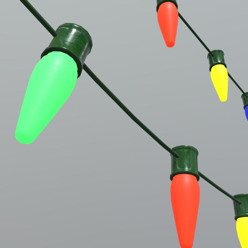 Fairy Lights - low poly PBR 3d model