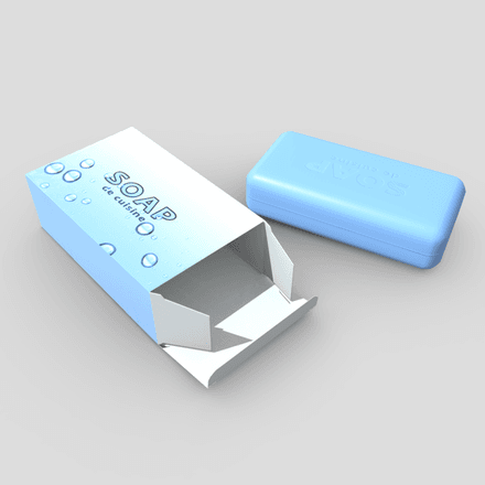 Soap - low poly PBR 3d model