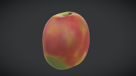 Mango - low poly PBR 3d model