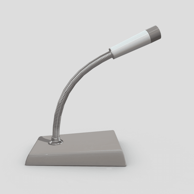 Intercom Microphone - low poly PBR 3d model