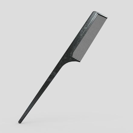 Pin Tail Comb 2 - low poly PBR 3d model