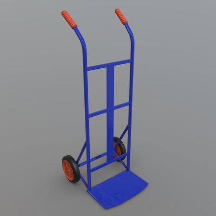 Sack Truck - low poly PBR 3d model