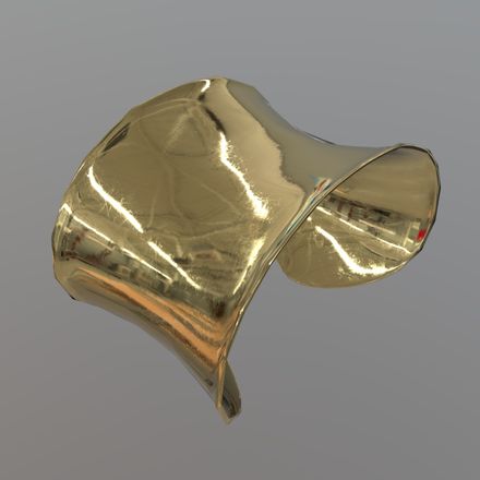 Cuff - low poly PBR 3d model