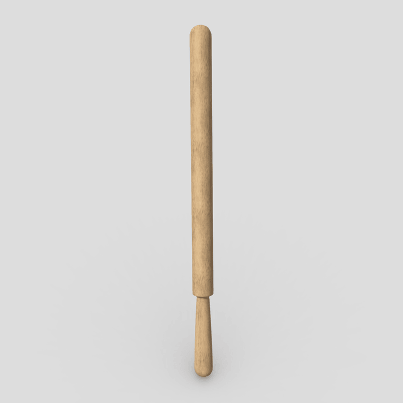 CC0 - Laundry Stick - lowpoly PBR 3d model