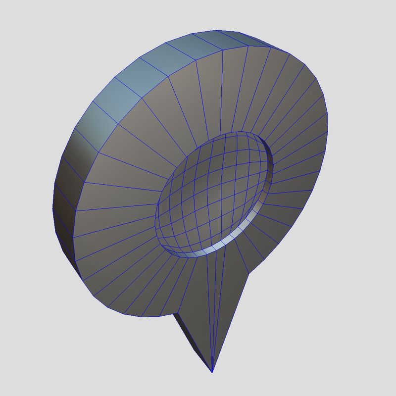 Map Pointer 4 - low poly PBR 3d model