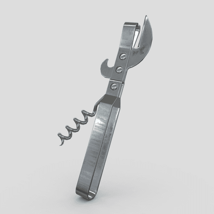 Can Opener 2 - low poly PBR 3d model