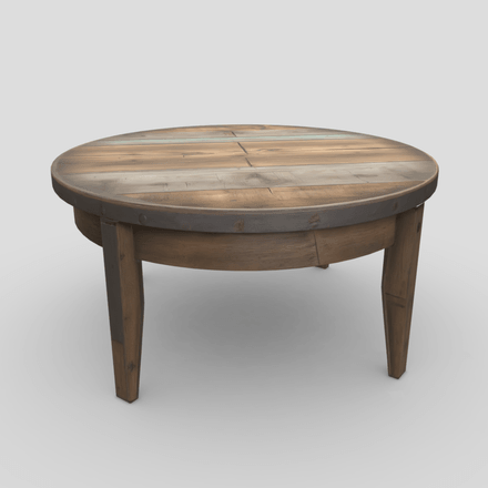 Coffee Table - low poly PBR 3d model