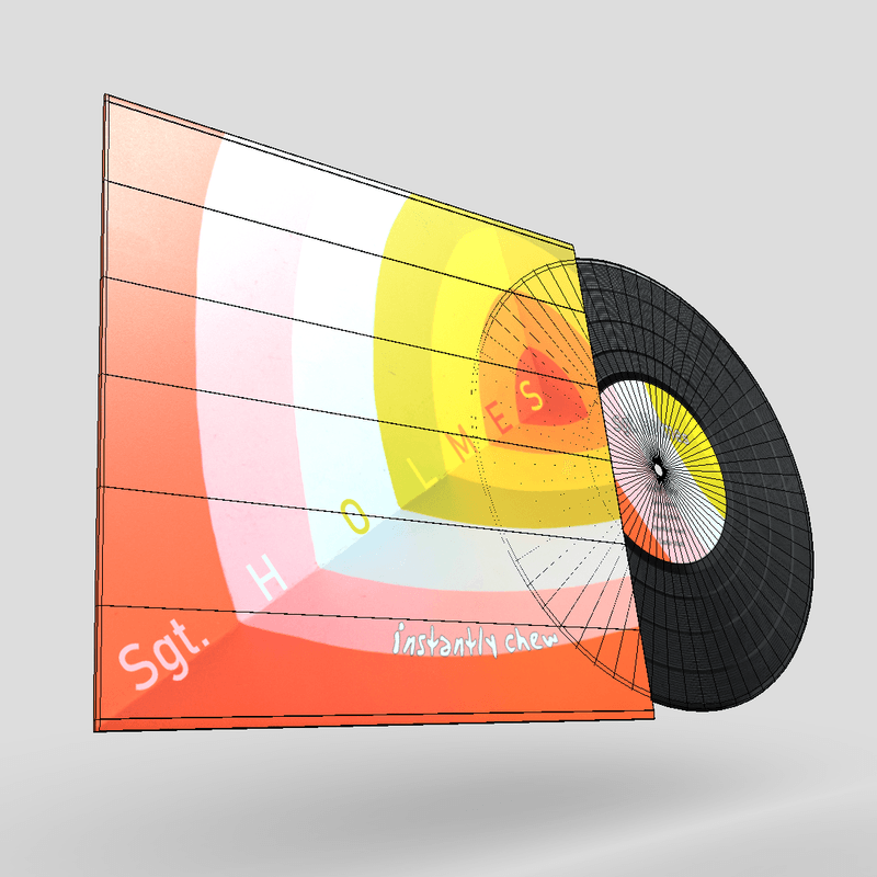 CC0 - Vinyl Record Sgt Holmes - low poly PBR 3d model