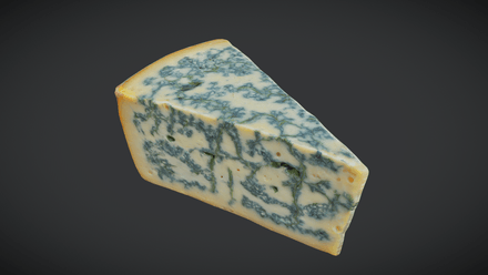 Cheese 3 - low poly PBR 3d model