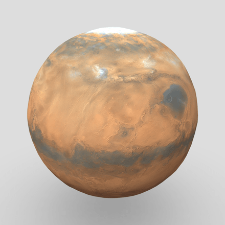 Planet - low poly PBR 3d model