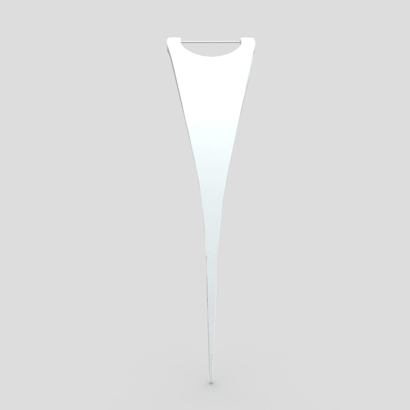 Dental Floss Pick 3 - low poly PBR 3d model