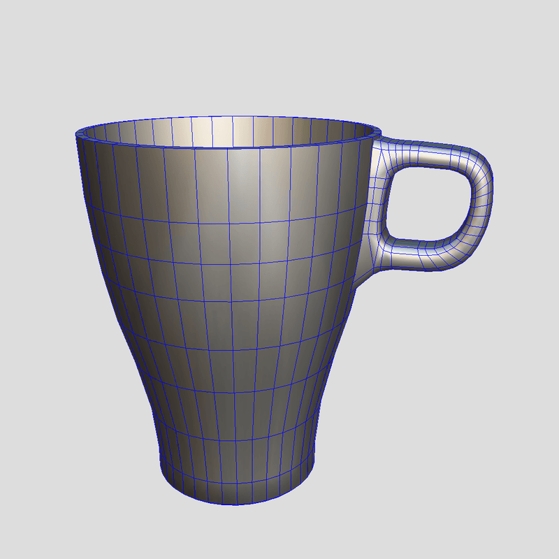 Mug 3 - low poly PBR 3d model