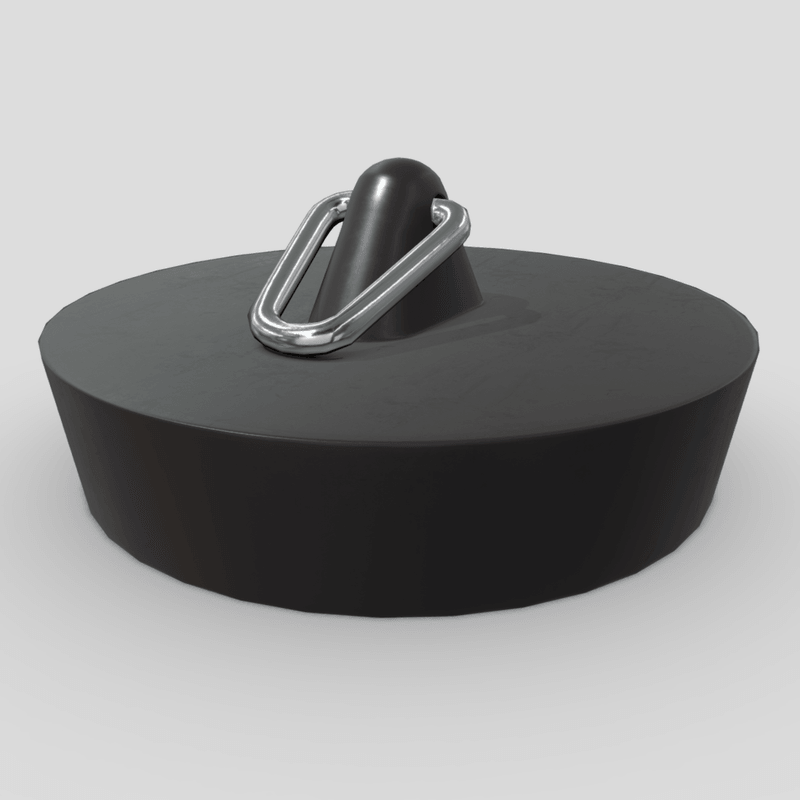 Sink Plug - low poly PBR 3d model