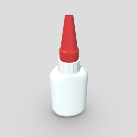 Superglue - low poly PBR 3d model