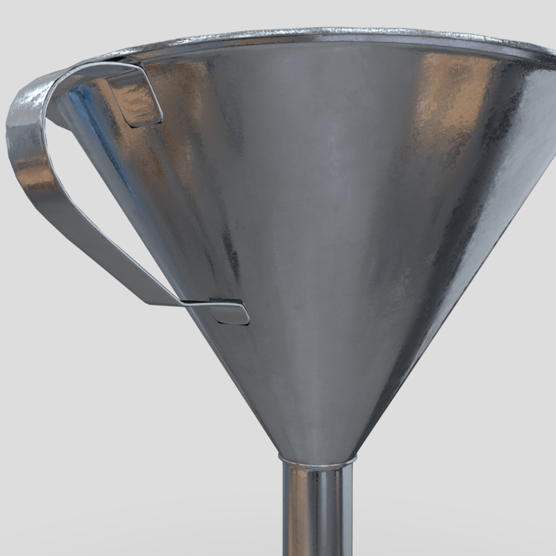 Funnel - low poly PBR 3d model
