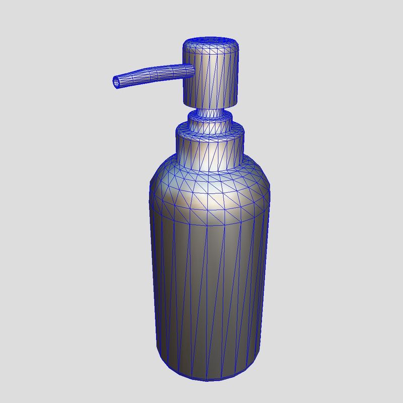 Soap Dispenser - low poly PBR 3d model