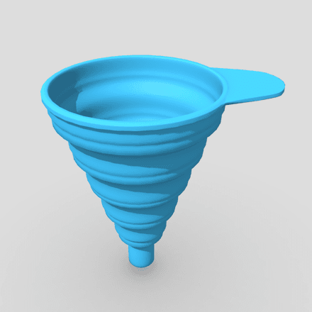 Funnel 5 - low poly PBR 3d model