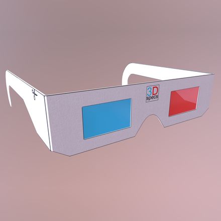 3D Specs / Glasses - low poly PBR 3d model