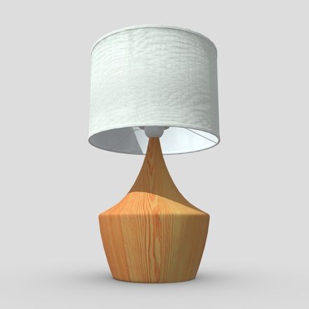 Table Lamp 4 - low poly PBR 3d model