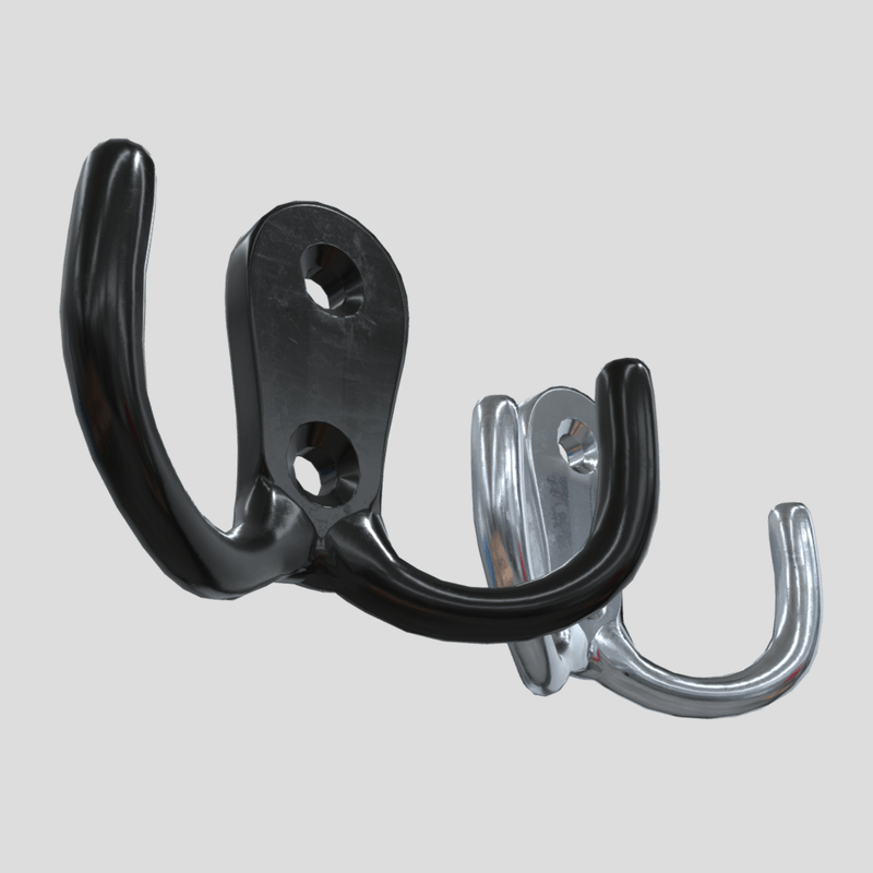 Coat Hook 2 - low poly PBR 3d model