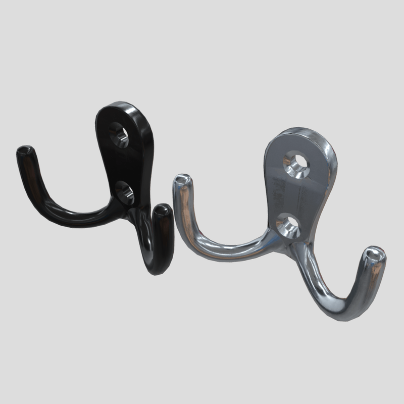 Coat Hook 2 - low poly PBR 3d model