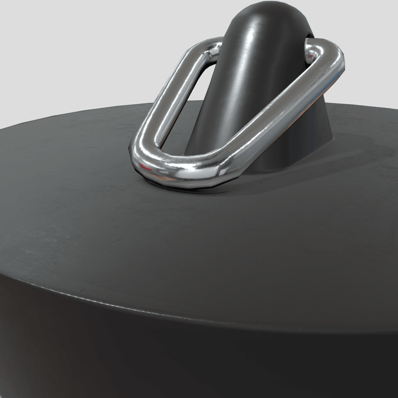 Sink Plug - low poly PBR 3d model