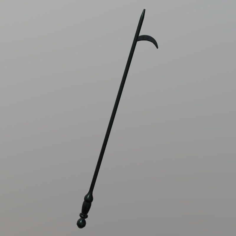 Fire Poker - low poly PBR 3d model